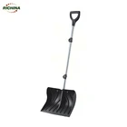 3 Pieces Adjustable Handle Multifunctional Plastic Snow Shovel Pusher Scoop Remover