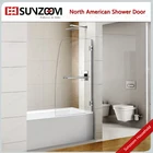 Doors Glass Sunzoom Hot Sale 58" ANSI Shower Doors Frameless Glass Walk In Tub Shower Combo