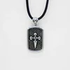 Classical Retro Fashion Religious Necklace Long Shiny Christ Cross Necklace Stainless Steel High Glossy Pendant