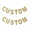 Custom Design Wedding Christmas Party Garland Banner