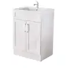 590MM Modern restaurant bathroom vanities Unit Basin, With White Vanity Sink Unit