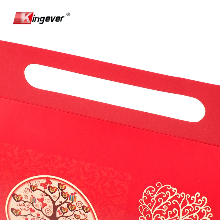 包装印刷 纸质包装 纸盒foldable red packet packaging wedding gift