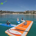 YumuQ Straight OR E/T/Y Shaped Inflatable Water Floating Dock Pontoon Platform For Swimming OR Fishing