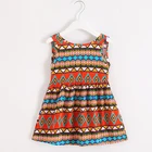 Children Kids Dress For New Modern Girl Frock Design Kids Clothes Flower Dress For 2-10 Years Old Girl