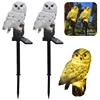 Holiday Lighting Flowers Solar Garden Stake led decorative lights Outdoor lovely design of owl Waterproof