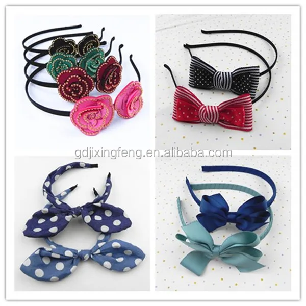 fashionable pretty ribbon flower for hair accessories hair flower