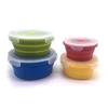 High quality collapsible baby silicone custom food storage containers