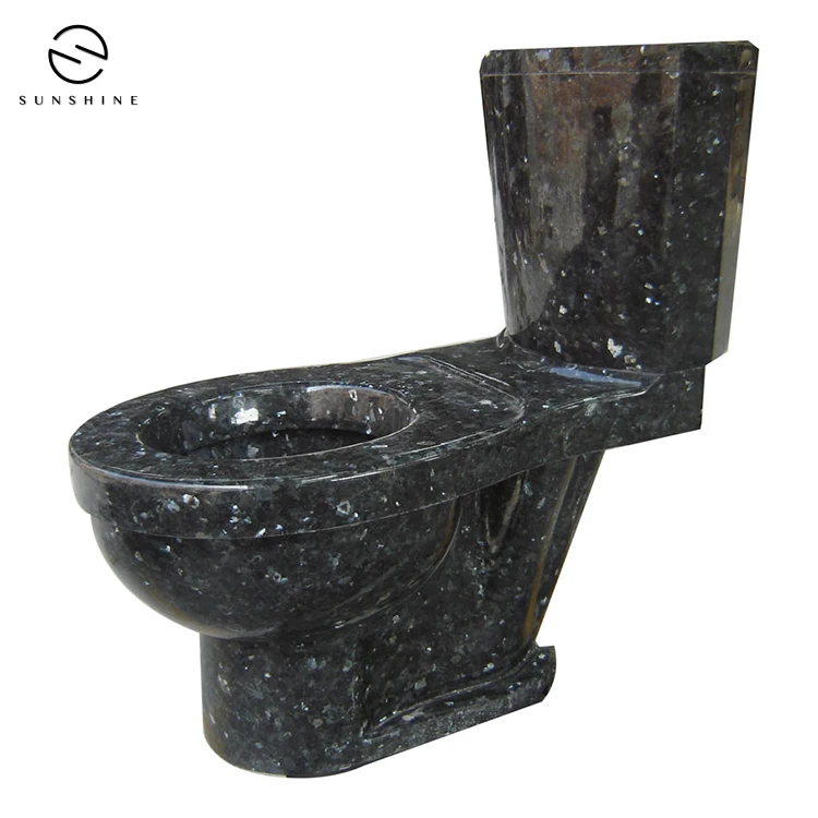Natural Granite Stone Chinese Wc Blue Pearl Toilet With Tank
