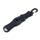 Nylon Ribbon Keychain D-ring custom size and logo backpack key chain can be used to decorate