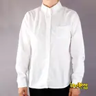 Casual Long Sleeve Cotton Slim White Solid Shirts Cotton Shirts Tops