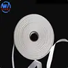 Customized 10-1500mm white thin soft poly-cotton ribbon for cloth