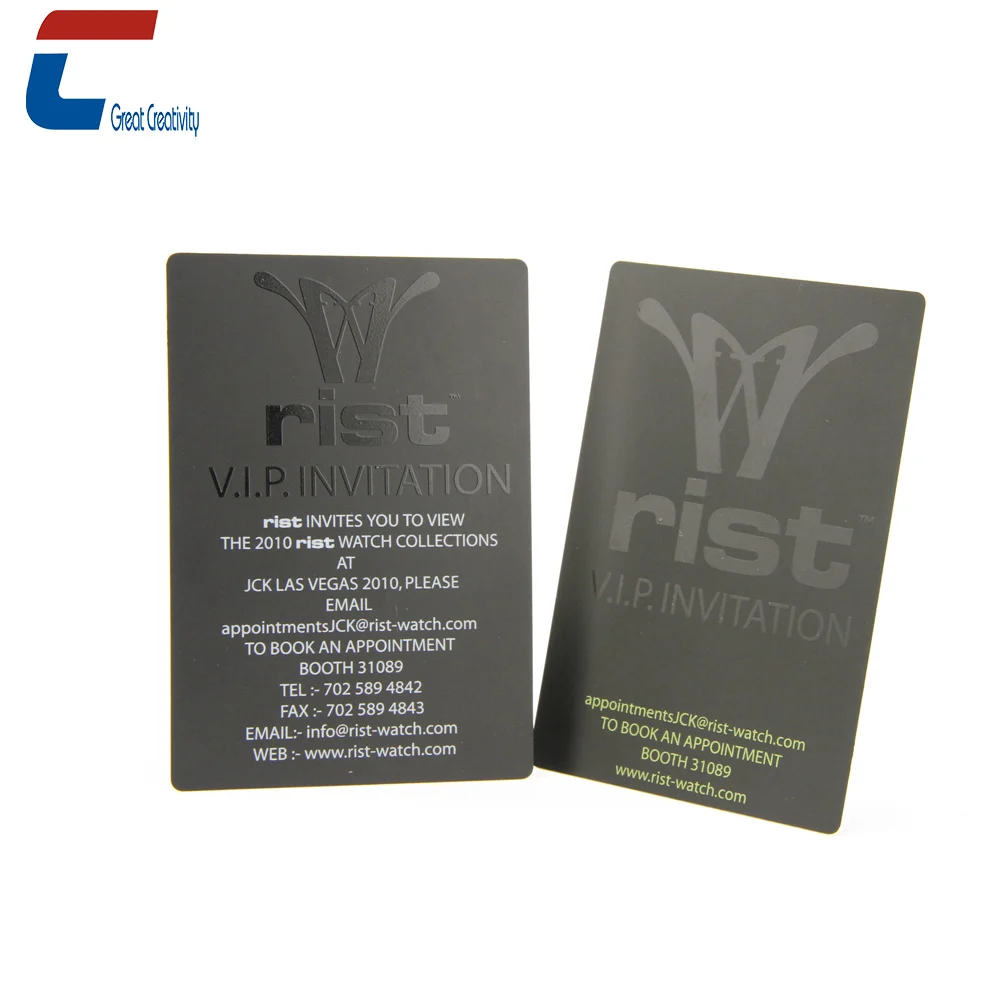 plastic vip cards in frosted finishing with magnetic stripe