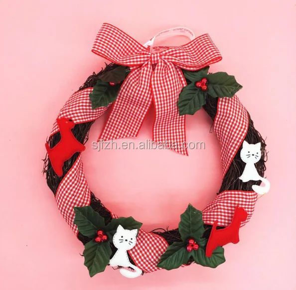 artificial wholesale christmas wreaths/  pvc christmas