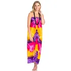 New design beach wear sarong dress tie dye long dress cover up from indonesia