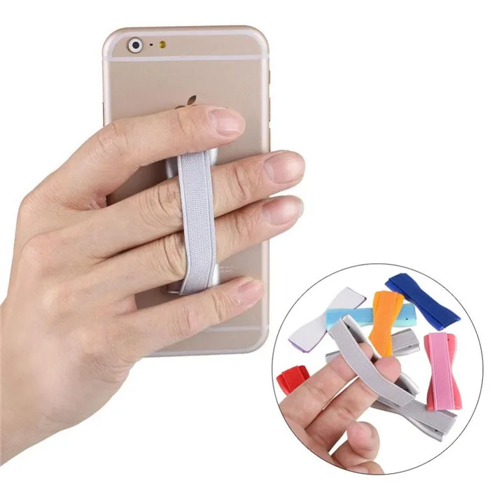 Doigt Grip Selfie Sangle Élastique Support de Téléphone Mobile Universel Détenteurs de la