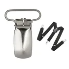 Wholesale Metal Polished Suspender Clips Buckle for Suspender Belts