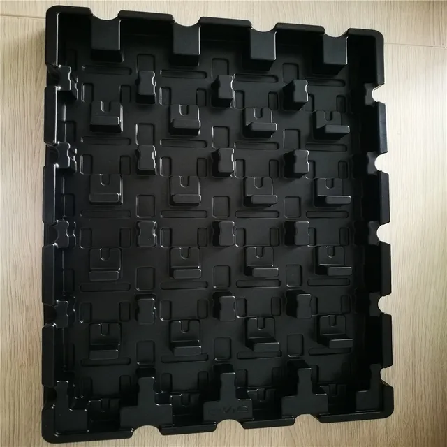 blister plastic electronic packing trays by vacuum forming made