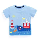 Boys Tops Summer Clothes Kids Wear Short Sleeve Print Fashion Wholesale Children T shirts