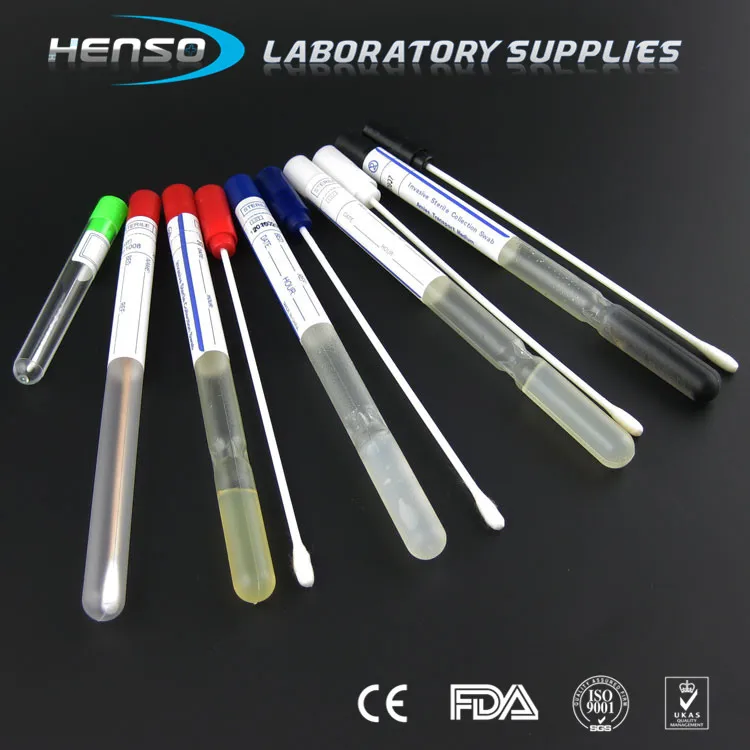Henso Medical Sterile Dacron Swab In Transport Vial Buy Dacron Swab