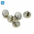 white uv gold 9mm 14L fashion simple abs Gold Shaped plastic mushroom sew women Buttons for shirt