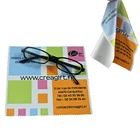 2016 Microfiber lens cleaning cloth with stamped logo printed
