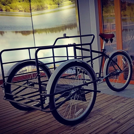 3 tekerlekli yetişkin bisiklet bisiklet 26 inç coaster fren tek hız taşımak için kullanılan iyi bisiklet/kargo bisiklet/ yetişkin üç tekerlekli bisiklet/kargo van
