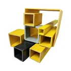 High Strength Pultruded Fiberglass Square Tube FRP profile