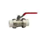 PPR Double Union Brass Air Vent Ball Isolation Valves