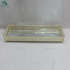 Home Design Gold Plating Wedding Decor Serving Tray
