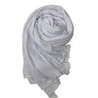 Summer breathable plain white malaysia turkey hijab jibab khimar scarf