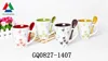 Green tea 340ml ceramic mug set twist shape with silk screen for cheap sale
