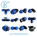 Mechanical parts & fabrication service PP compression quick connect pipe fittings for water supply