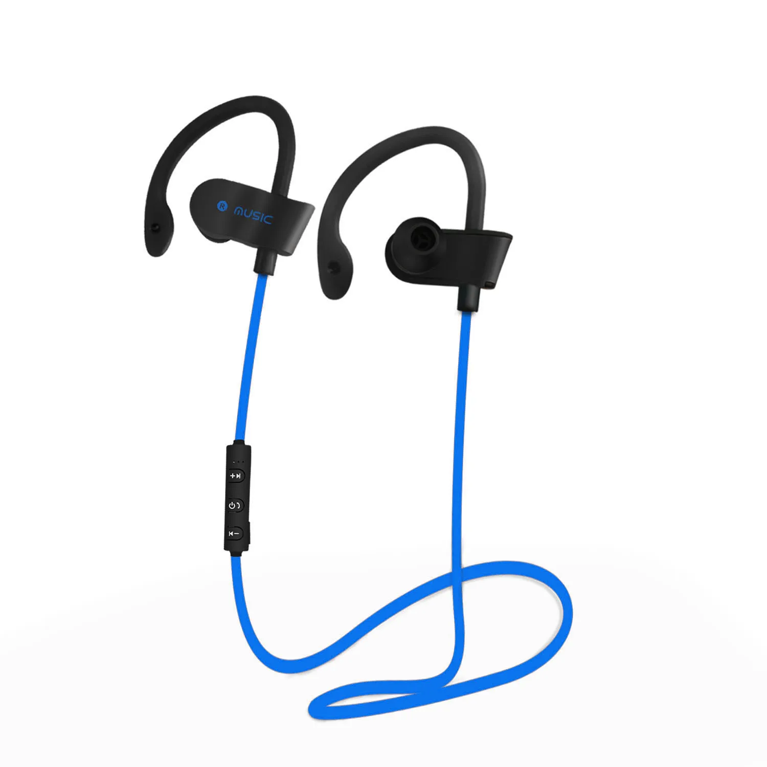 cheap hot sale soft earhook neckband Wireless Stereo Headphone sport bluetooth earbud for ipone from shenzhen OEM factory - ANKUX.COM