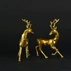 Home decoration metal crafts bronze animal sculpture