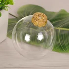 Manufacturers wholesale injection Christmas transparent plastic hanging decoration ball