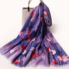 190*65cm 120-130 g Maxi size shaw women winter warm 100% wool pashmina scarf