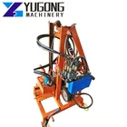 Portable crawler water bore well drilling rig auger pneumatic machine
