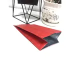 High quality cheap custom middle sealing folding food cookie kraft paper packaging bag