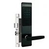 Electronic combination front door lock home smart system with hidden card reader