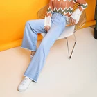 Factory Supplier cheap high quality women flared jeans