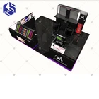 Cosmetic product display stands kiosk design for sale