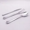 Flatware Set Heavy Duty Disposable Plastic Silver Cutlery Set And Rose Gold Plastic Cutlery for Parties