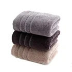 China hot sale 3 color 100% cotton hotel bath towel set