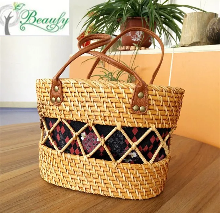 cane beach bag