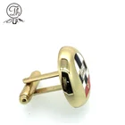 Chinese Supplier Jewelry Fashion Stainless Steel Cufflink Pilot Suit Cuff Link Engraved Logo