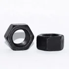 Steel Hex Nuts DIN 934 10.9 12.9 Grade High Strength Black Oxidation Carbon Steel Hex Nuts