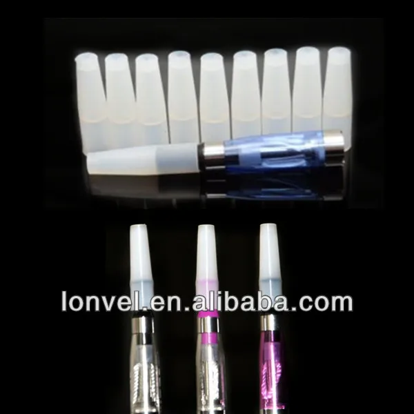 e cigar rubber disposable e cig soft drip tip