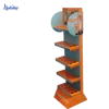 Flexible pos cardboard display counter floor cosmetics cardboard display, oem facial mask paper display stand