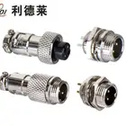 Connector M12 Metal Connector 6pin Gx12 Aviation Plug 6pin Gx12 Connector 6pin