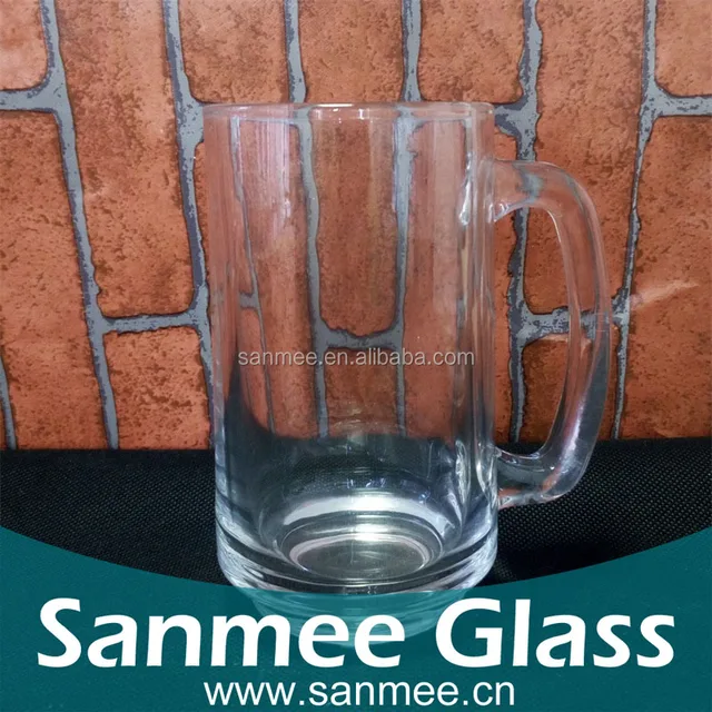perfect quality machine glass mug sublimation glass beer mug
